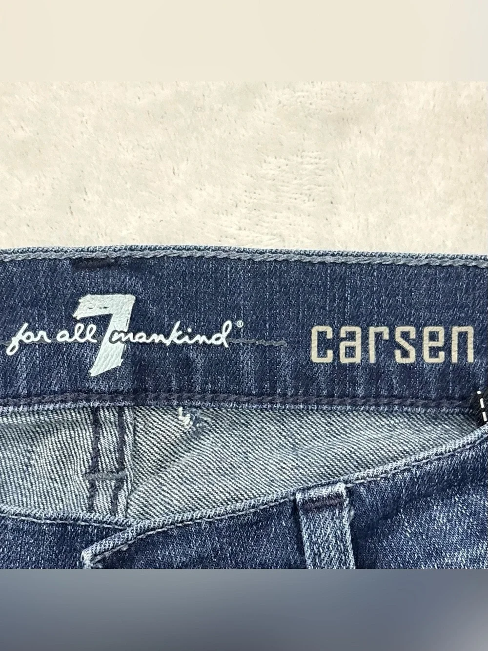 7 For All Mankind Carsen Denim Blue Jeans Men’s Size 29